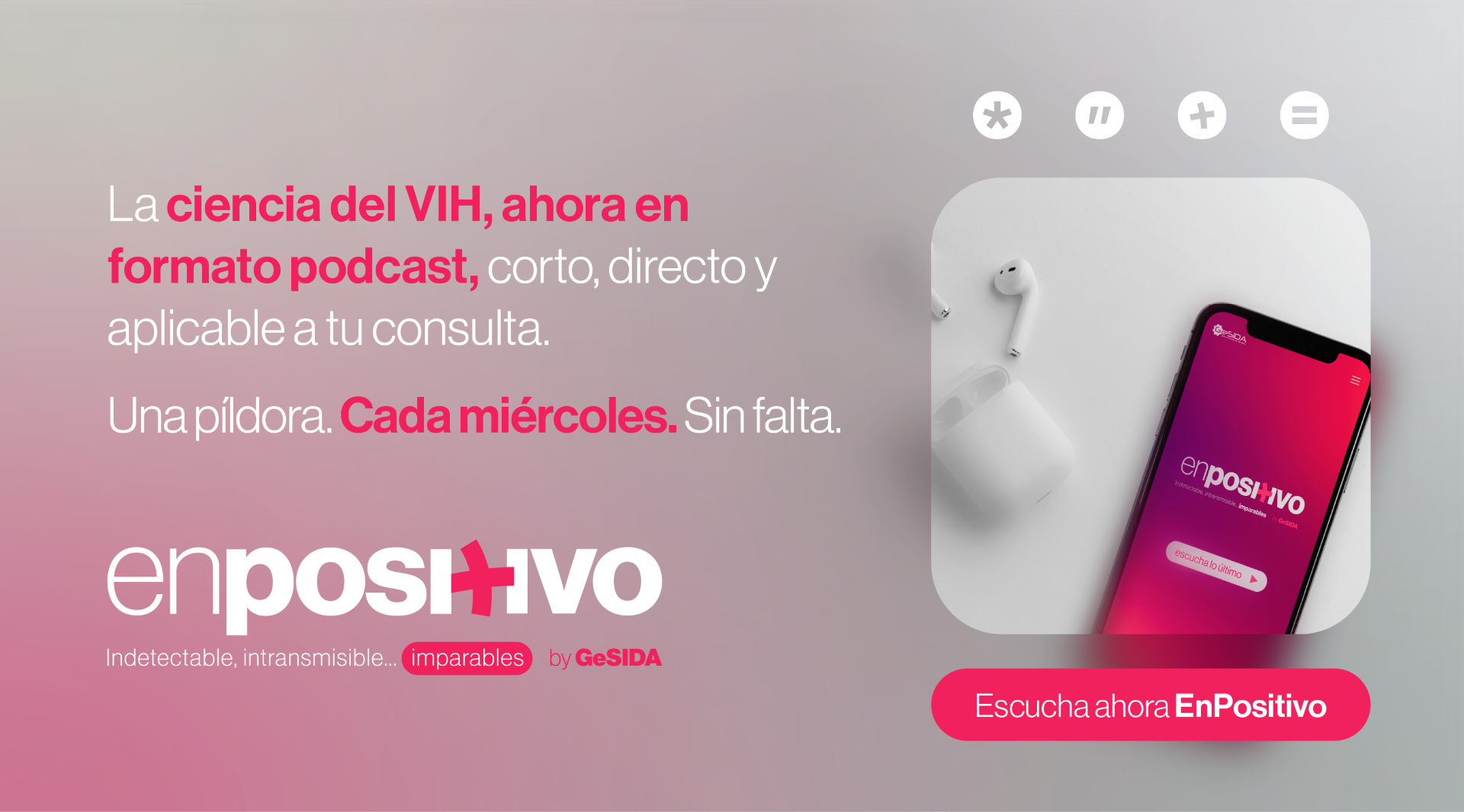 Podcast «EnPositivo» GeSIDA